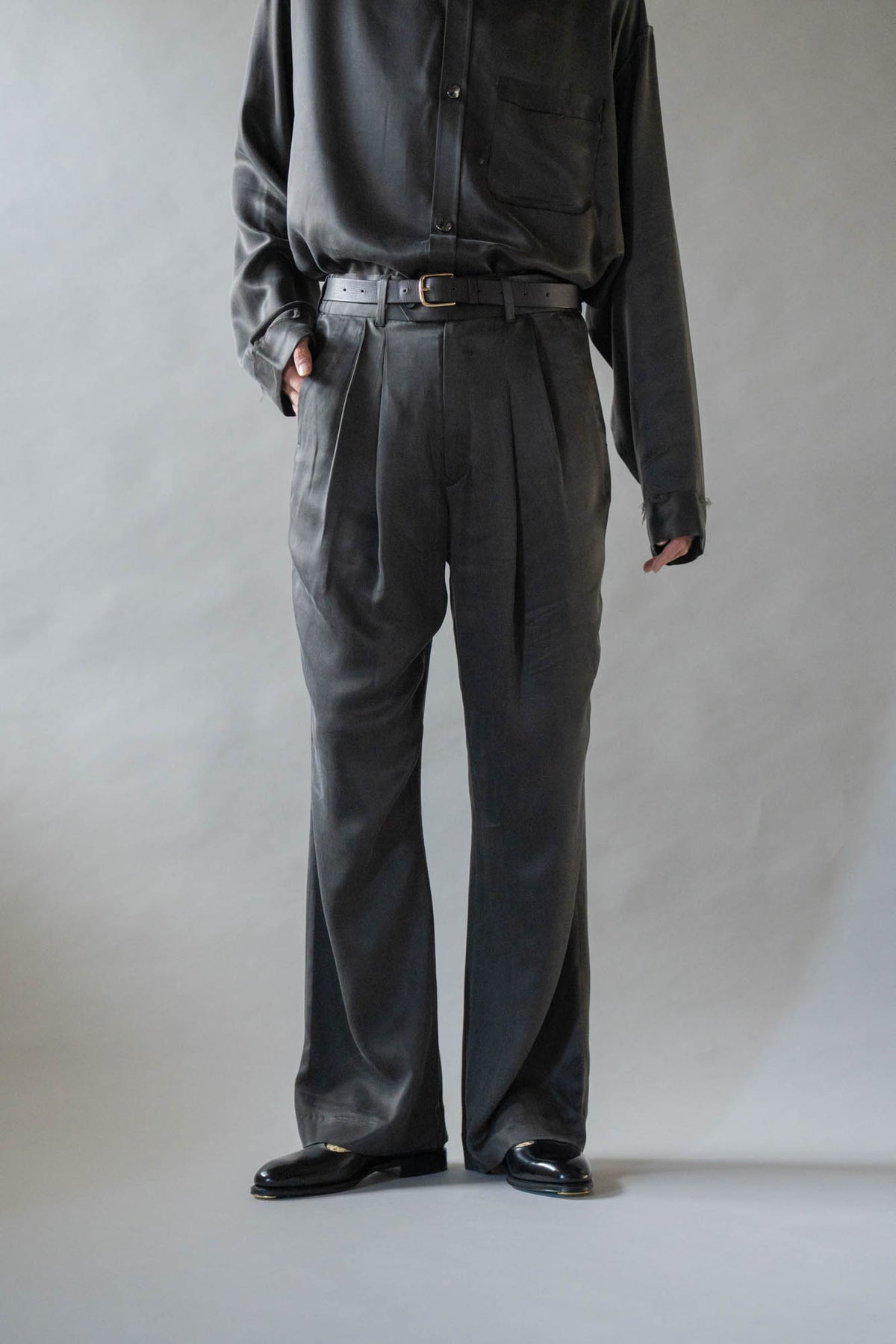 2TUCK EASY TROUSERS - CUPRO