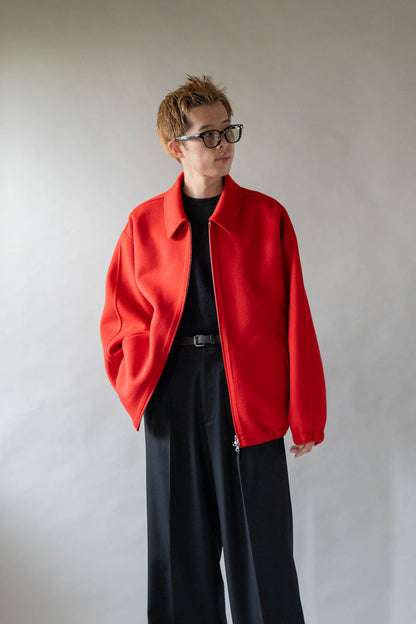 W/CA DOUBLE FACE CLOTH ZIP JACKET(ST.1545)