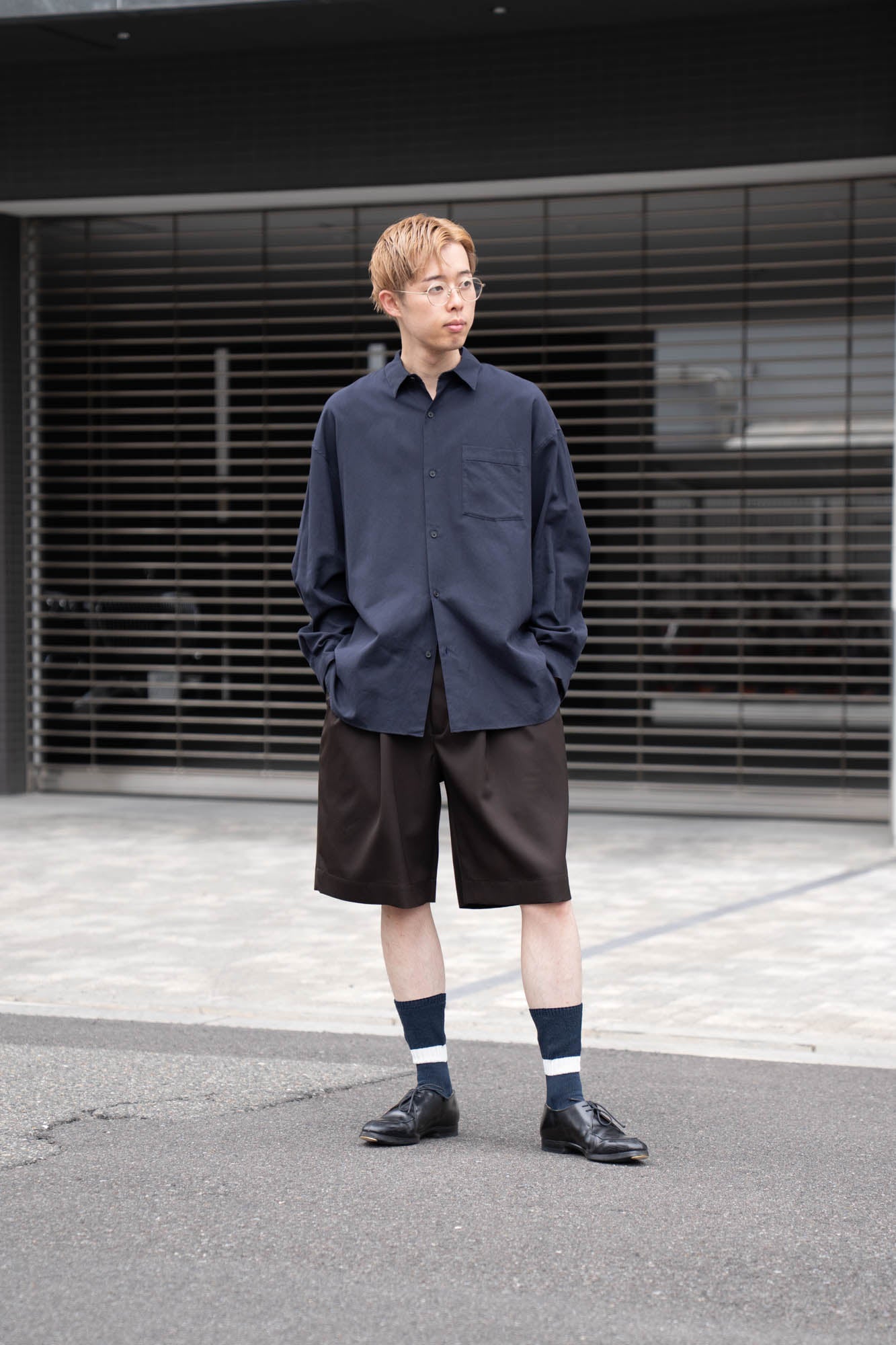 WIDE EASY SHORT TROUSERS(ST.1435)