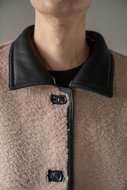 REVERSIBLE MOUTON BLOUSON
