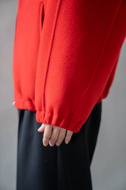 W/CA DOUBLE FACE CLOTH ZIP JACKET(ST.1545)