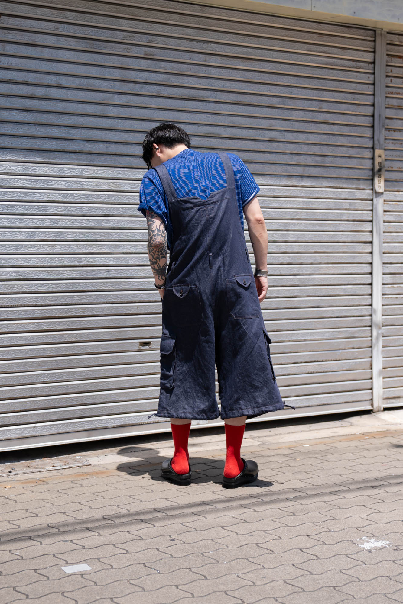Short Denim Overall