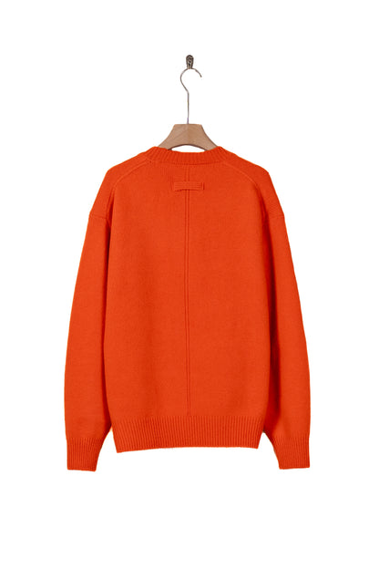 EXTRA FINE WOOL WARM KNIT CREW NECK LS