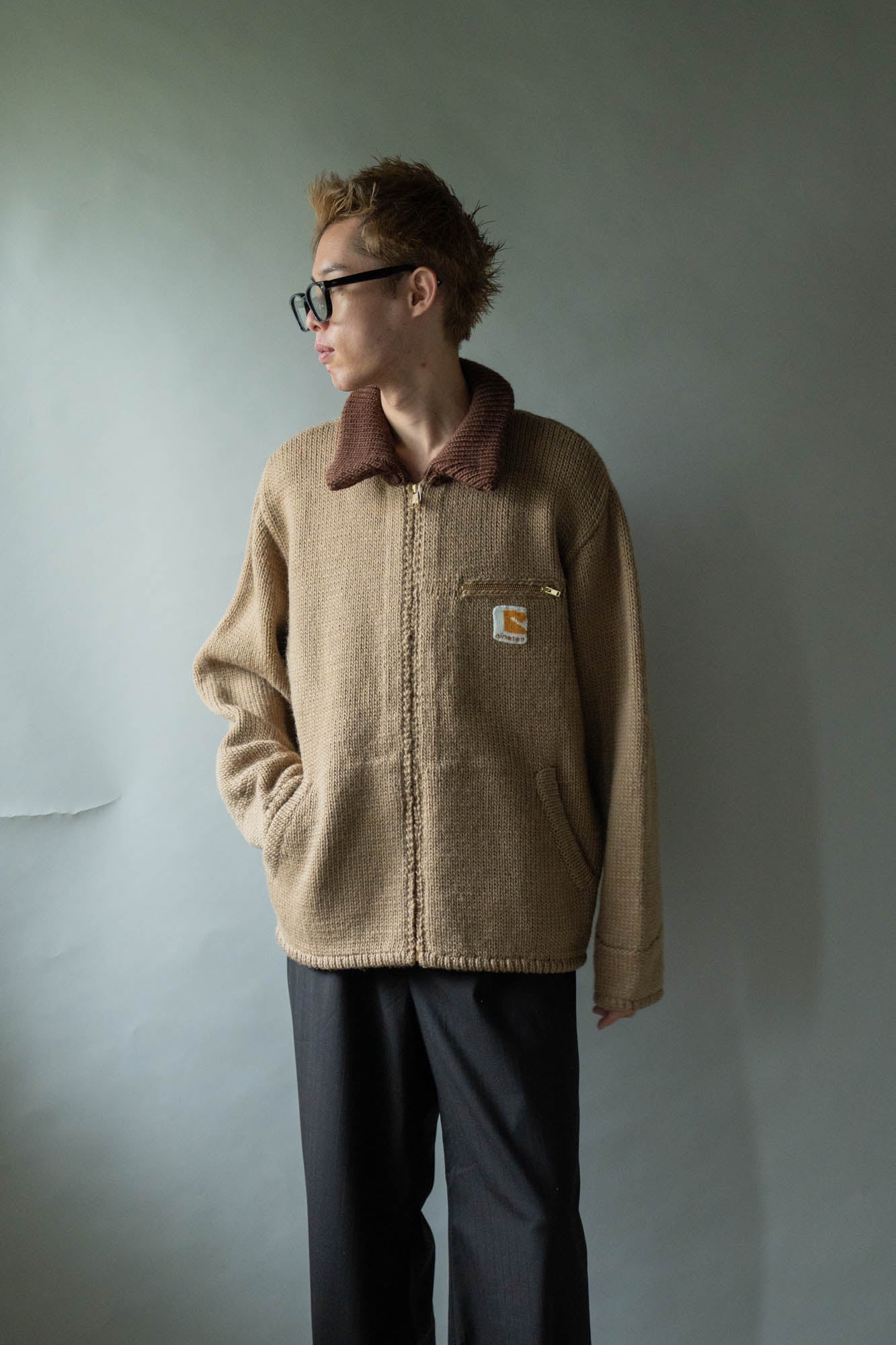 HOME MADE KNITTING DETROIT JACKET