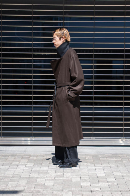 DOUBLE LAPELED DOUBLE BREASTED COAT(ST.1209)