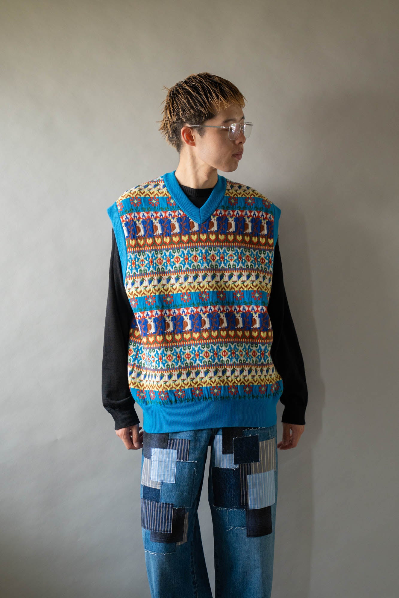 Jacquarded Slope Vest