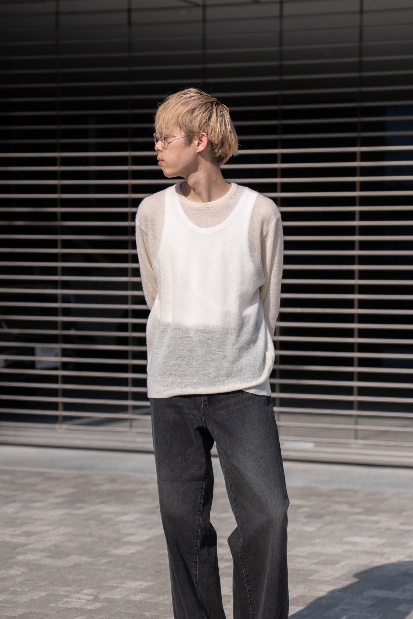 W/AL/NY KNIT CREW NECK LS(ST.1480)