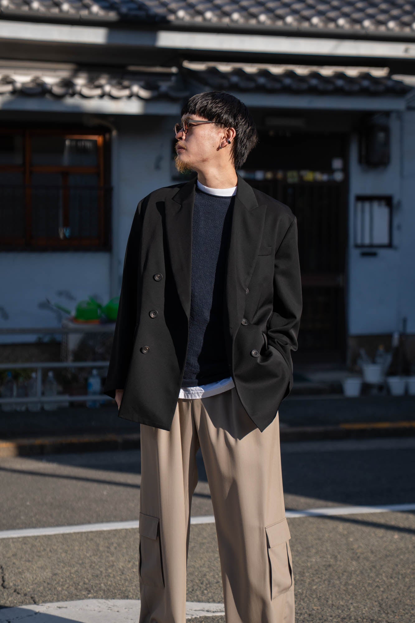 OVERSIZED DOUBLE BREASTED JACKET(ST.1411) | ジャケット ssstein