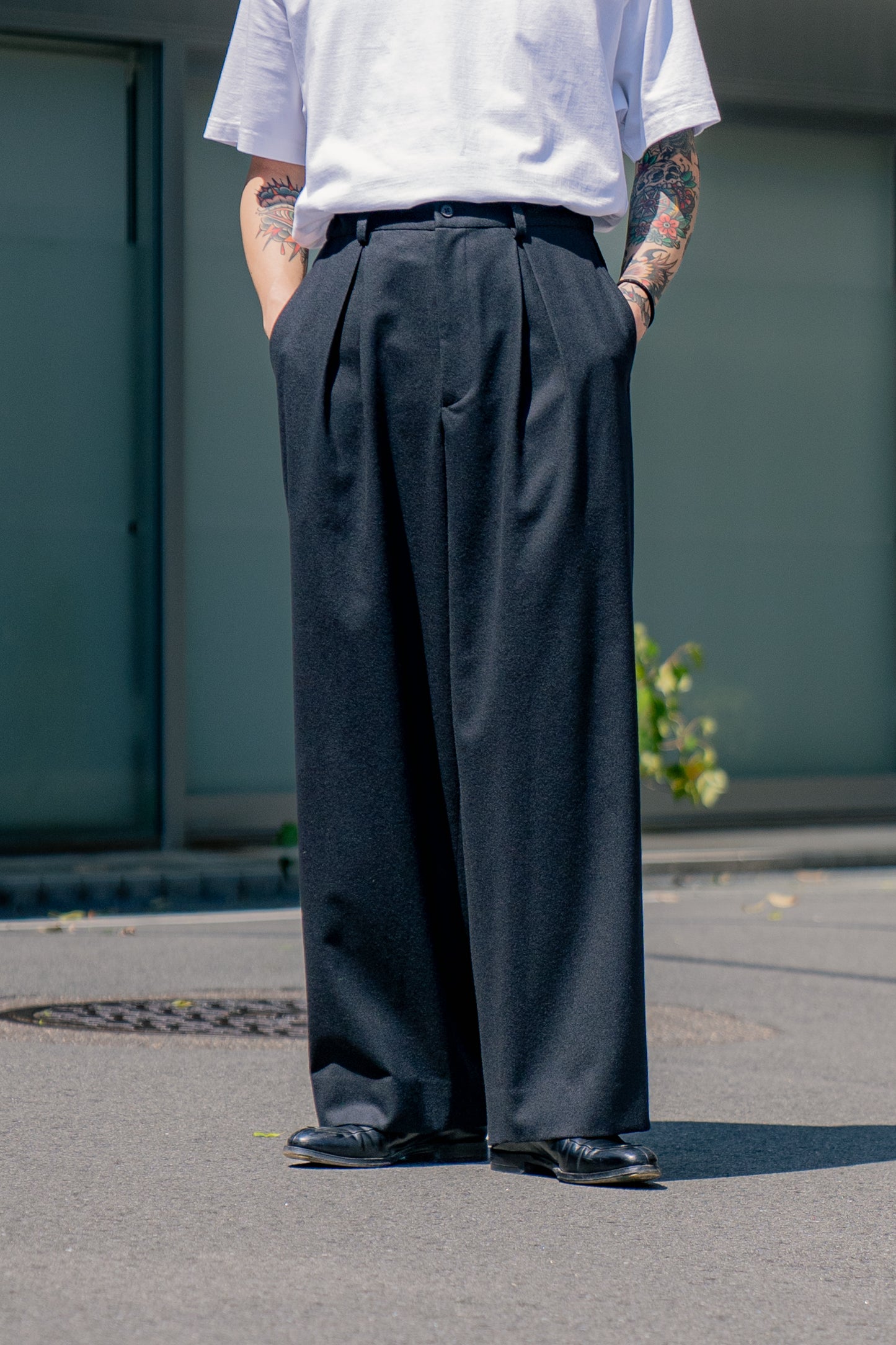 EASY WIDE TROUSERS