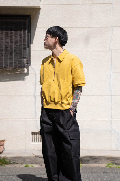 HALF ZIP JERSEY SHORT SLEEVE