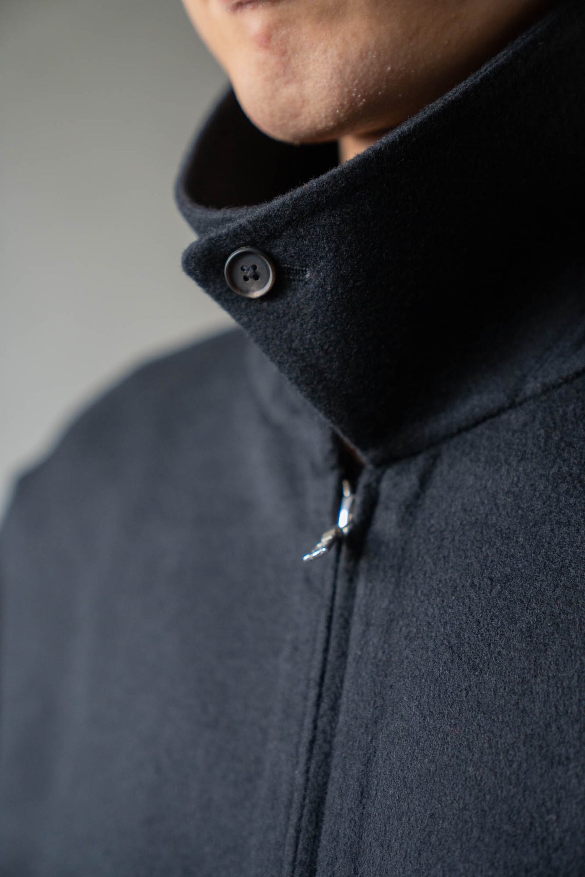 W/CA DOUBLE FACE CLOTH ZIP JACKET(ST.1545)