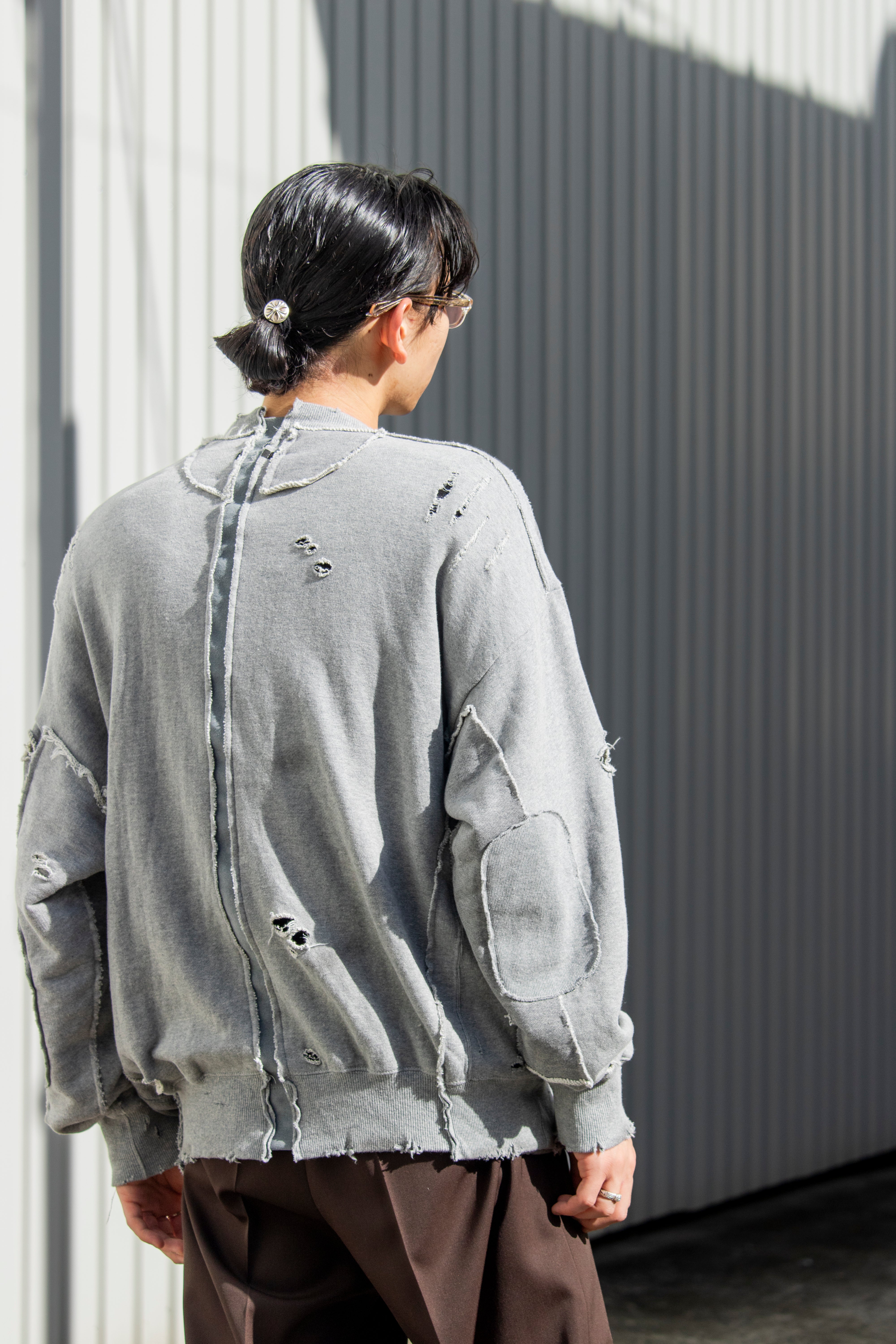 stein】Oversized Reconstruction Sweat LS袖丈長袖 - スウェット